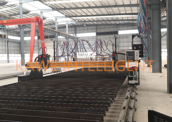 Industrial Metal CNC Gas Cutting Machine 2500mm DC drive