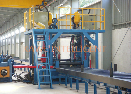 Flange Width 150－500mm Pull Through Welding Machine H Beam
