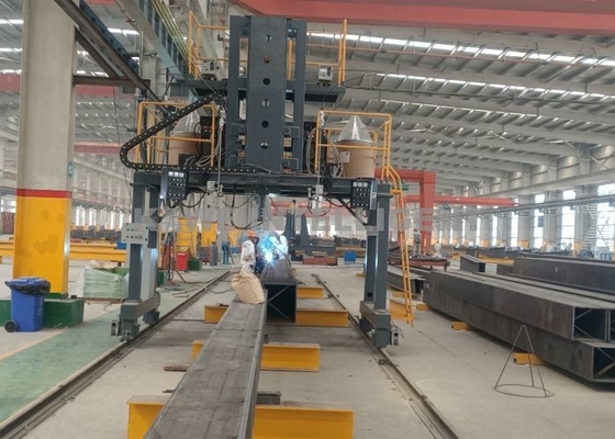 4000mm H Beam Production Line Automatic Beam Welding Line Machine