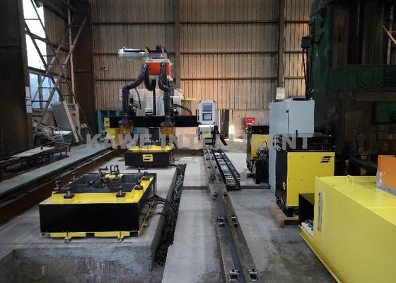 Heavy Duty Beam Welding Line Machine 600mm/Min Sub Arc Welder