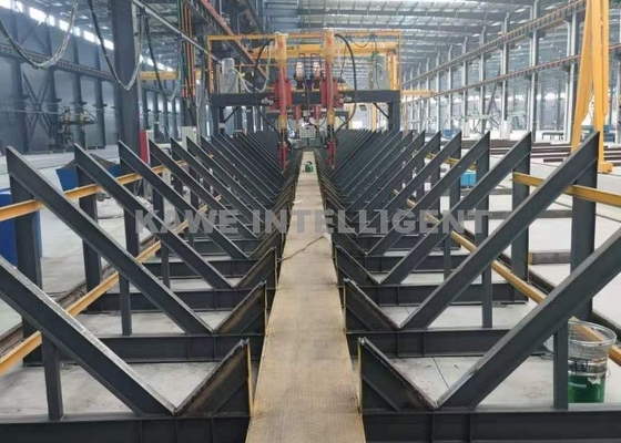 Large Span Automatic Welding Production Line H Beam Production Line For Pre Engineered Building