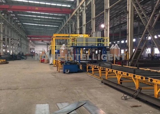 Submerged Arc H Beam Welder Single Cantilever Beam Welding Line Machine