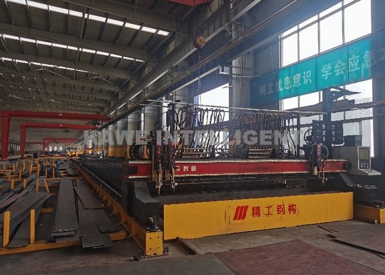 Large Span CNC Plasma Flame Cutting Machine Steel Plate