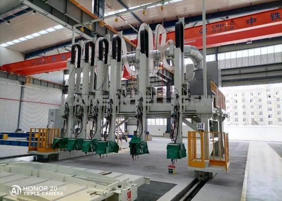 Bridge U Rib Multi Electrode Welding Machine Rail Span 8000mm