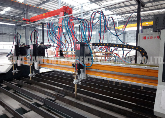 Steel Plate CNC Oxyfuel Flame Plasma Cutting Table 2500mm CE