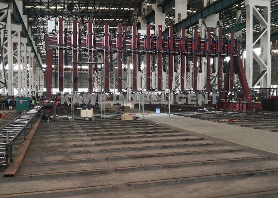 Multi Head Automatic H Beam Welding Line For Ship Building 18000mm