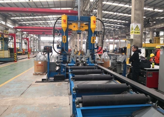 Thickness 5-12mm H Beam Automatic Welding Machine Automatic Welding Line