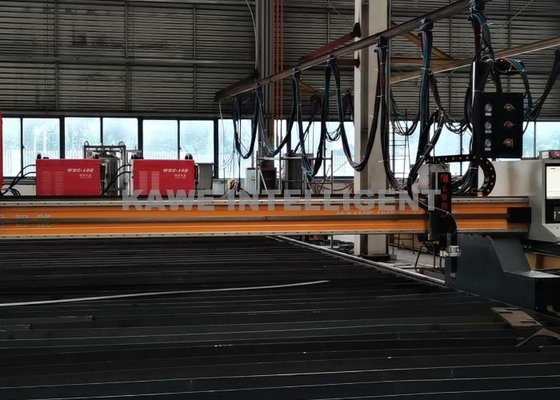 Steel Gantry Type CNC Plasma Cutting Machine 12000mm/min For Steel Plate